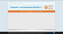 Desktop Screenshot of hgvoberthal.de